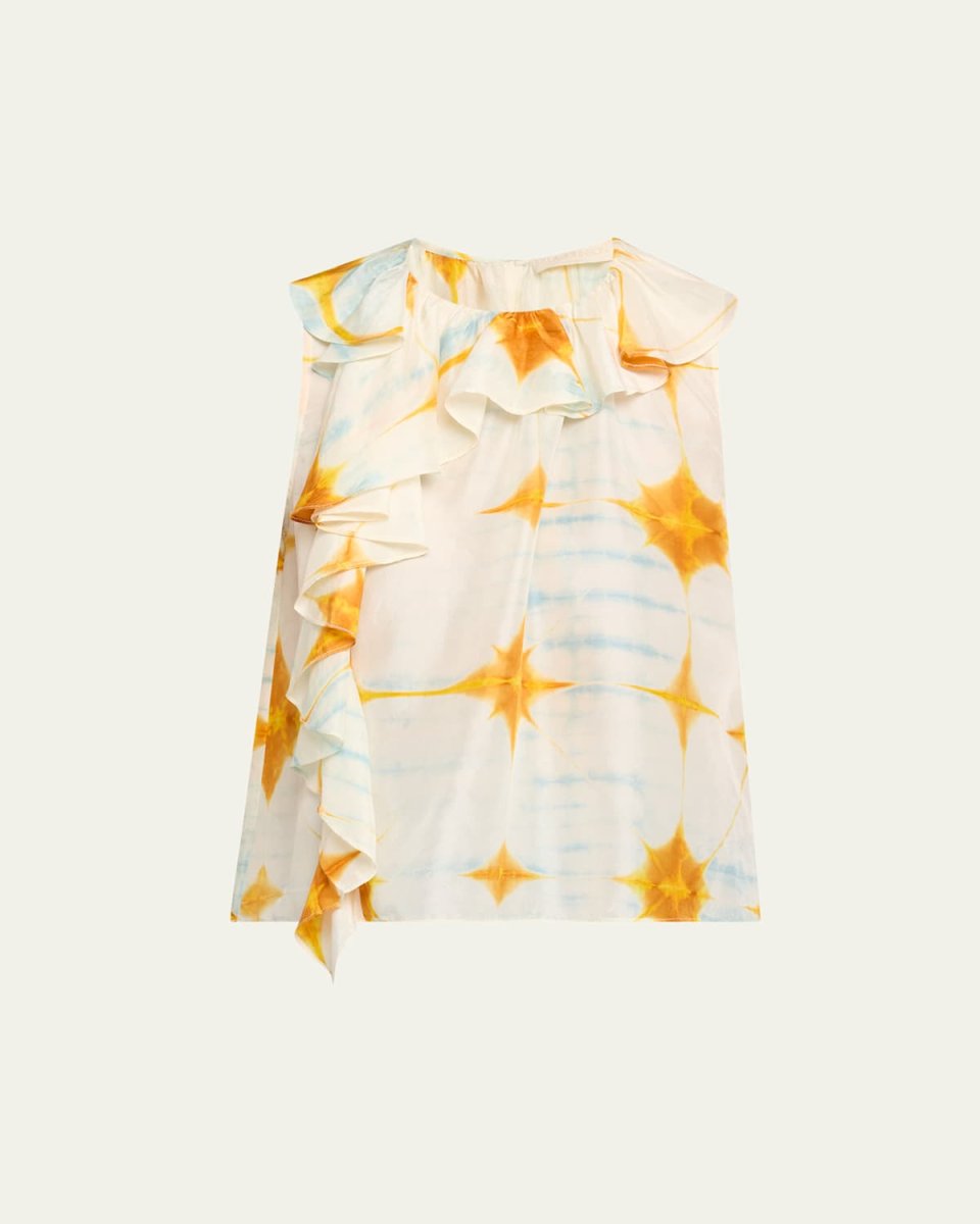 Nya Silk Sleeveless Top